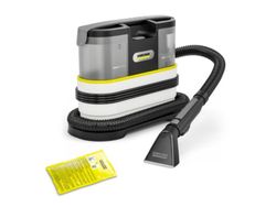 Kärcher SE 2 Spot, Håndholdt, Teppe, Møbeltrekk, 1,5 l, 0,8 l, 450 W, Svart, Grå, Hvit