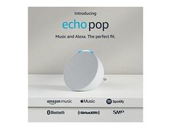 Amazon Echo Pop - Smarthøyttaler - Wi-Fi, Bluetooth - Appstyrt - Isbrehvit