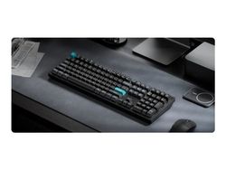 Keychron Q6 Ultra - Tangentbord - full size - bakgrundsbelyst - trådlös - Bluetooth 5.1, 2.4 GHz, USB-C - QWERTY - amerikansk - tangentbrytare: Key...