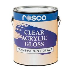 Rosco Clear Gloss Acrylic Glaze - 1 Gal. 150055800128