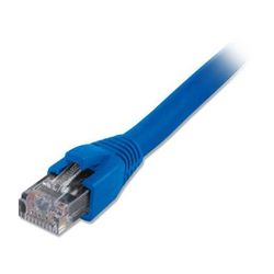 Comprehensive 35' Cat6 Snagless Solid Plenum Shielded Patch Cable (Blue) CAT6SHP-35BLU