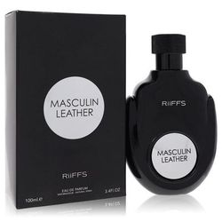 Masculin Leather For Men By Riiffs Eau De Parfum Spray 3.4 Oz