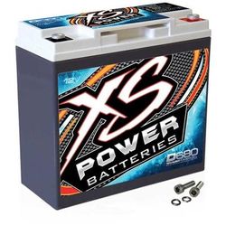 XS Power D680 AGM Deep Cycle 12 Volt Battery - 1000A 320CA 20Ah 1000W White D680