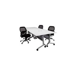Modular Flip & Stow Conference Table. 48" x 120" Size - See Other Sizes Below