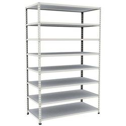 rayonnage d'archives rapid 2 1980x1220x610 8 tab metal gris