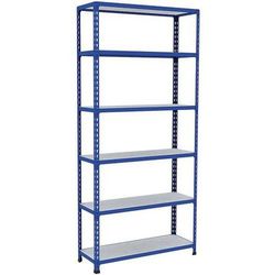 rayonnage d'archives rapid 2 1980x915x305 6 tab metal bleu