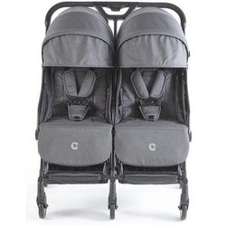 Contours Bitsy Double Stroller - Granite Gray