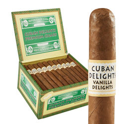 Cuban Delights Flavors Corona Natural Vanilla - Box of 50