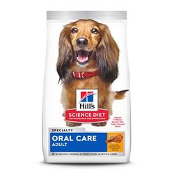 Oral Care, Chicken, Rice & Barley Recipe Dry Dog Food, 4 LB Bag, 4 LBS