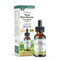 Hemp Oil Quiet Moments Calming Drops for Cats, 1 fl. oz., 1.75 IN