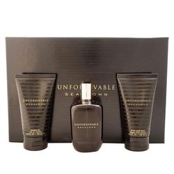 Sean John Unforgivable Men 3 Pc Gift Set Standard Eau De Toilette for Men