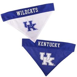 Pets First NCAA SEC Reversible Bandana for Dogs, Large/X-Large, Kentucky Wildcats