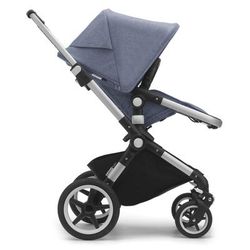 Bugaboo Lynx Complete Stroller - Aluminum/Blue Melange/Blue Melange