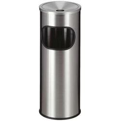 Cendrier-corbeille Inox Ø 24cm - Vepabins