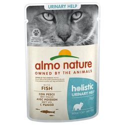 6x70g Pesce Holistic Urinary Help Almo Nature umido per gatti