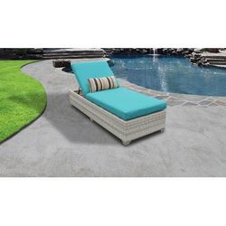 Fairmont Chaise Outdoor Wicker Patio Furniture in Aruba - TK Classics Fairmont-1X-Aruba