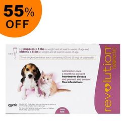 Revolution For Kittens / Puppies (Pink) 3 Doses - Get 55% Off Today