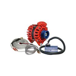 Balmar Alternator 3.15" Dual Foot Saddle J10 Serpentine Pulley Regulator & Temp Sensor - 170A Kit - 12V XT-DF-170-J10-KIT
