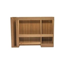 Whitecap Dish/Cup/Paper Towel Rack Teak 62402