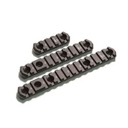 MDT M-LOK Picatinny Rail w/Flush Cup Sling Mounts 19 Slots 8.6 inch Black 103459-BLK
