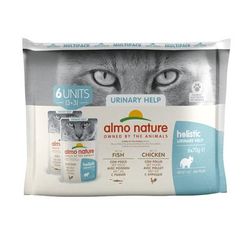 24x70g Pesce+Pollo Holistic Urinary Help Almo Nature umido per gatti