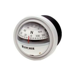 Ritchie V-57W.2 Explorer Compass - Dash Mount - White V-57W.2