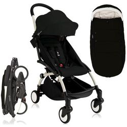 Babyzen 2018 / 2019 Yoyo+ 6+ Stroller & Polar Footmuff - White /Black