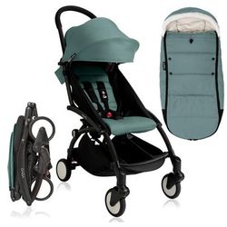 Babyzen 2018 / 2019 Yoyo+ 6+ Stroller & Polar Footmuff - Black / Aqua