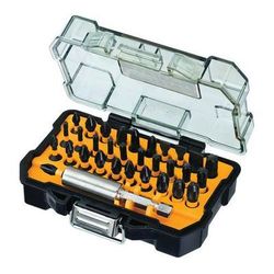 32 embouts impact torsion 25mm + 1 porte-embouts - dewalt