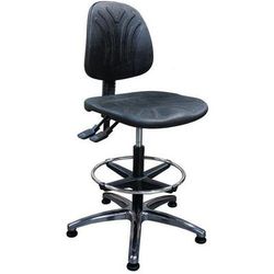 Siège D'atelier Tecno Modèle Haut Piètement Aluminium - Linea Fabbrica