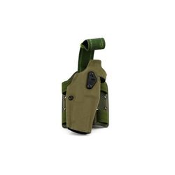 Safariland Model 6354 ALS Drop-Leg Glock Holster Glock 34/Glock 35 Right Hand Cordura Ranger Green 6354DO-683-731