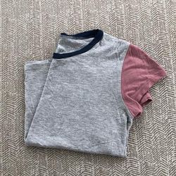 American Eagle Outfitters Tops | Ae Soft & Sexy Tee | Color: Gray | Size: M