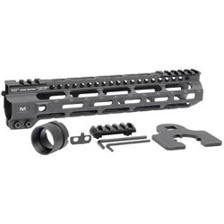 Midwest Industries Ar-15 Lightweight Handguards M-Lok - 10.5 Lightweight Handguard Black M-Lok