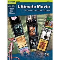 Ultimate Movie Instrumental Solos: Clarinet, Book & Online Audio/Software/Pdf