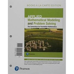 Applied Mathematical Modeling And Problem Solving