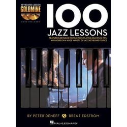 100 Jazz Lessons: Keyboard Lesson Goldmine Series Book/Online Audio