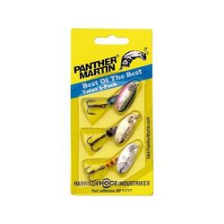 Panther Martin Best of the Best Spinner Kit Silver/Gold/Holographic Tiger Green 1/8 oz 3PK SKU - 157640