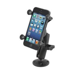 RAM MOUNTS Composite Flat Surface Mount with Universal X-Grip Smartphone Holder RAP-B-138-UN7U