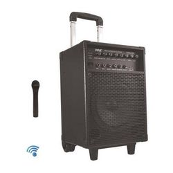 Pyle Pro 400W Rechargeable Bluetooth PA System with Wireless Microphone PWMA230BT