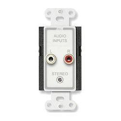 RDL D-CIJ3D Consumer Input Jacks (Stereo) (White/Gray) D-CIJ3D