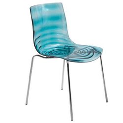 Modern Astor Plastic Dining Chair - LeisureMod AC20TBU
