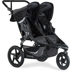 BOB Revolution Flex 3.0 Duallie Double Jogging Stroller - Graphite Black