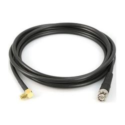 Remote Audio 50 Ohm Antenna Cable SMA Right Angle to BNC (10') CASMARBNC010