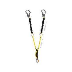 Petzl Absorbica-Y Tie-Back Black/Yellow L015AA00