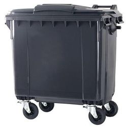 Conteneur 770l Couvercle Plat Gris - Vepabins