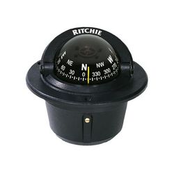 Ritchie F-50 Explorer Compass - Flush Mount - Black F-50