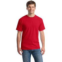 Gildan G500 Adult Heavy Cotton T-Shirt in Red size XL 5000, G5000