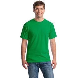 Gildan G500 Adult Heavy Cotton T-Shirt in Irish Green size XL 5000, G5000
