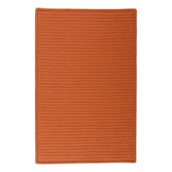 Simple Home Solid Rug by Colonial Mills in Rust (Size 4'W X 4'L)