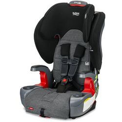 Britax Grow With You Clicktight Harness Booster Car Seat - StayClean Gray